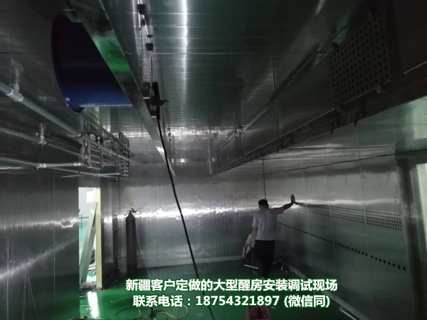 【观察，理解】大型醒房案例，大型馒头醒发房定制，恒温醒发室供应，河北保定曲阳县